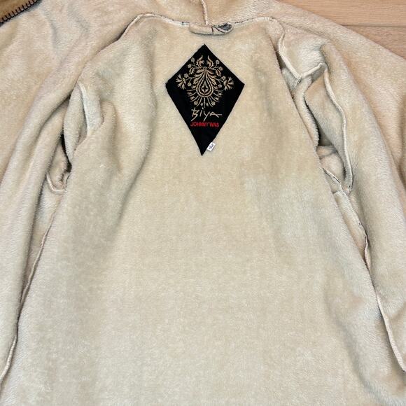 Johnny Was Biya Betzy
Floral Printed Hooded Sherpa Jacket Coat Sweater Large - Picture 6 of 7